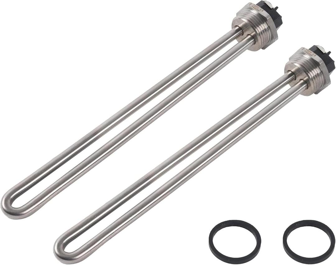 TonGass 2-Pack 304 Stainless Steel RV Water Heater Element 1440W / 120V with Gaskets Universal Replacement for SW-Series, Suburban RV Hot Water Heater