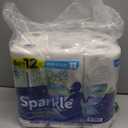 Sparkle Pick-A-Size Paper Towels, Spirited Prints, 6 Double Rolls = 12 Regular Rolls, Everyday Value Paper Towel With Full And Half Sheets