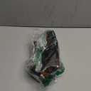 PASUTO Flickering Flame String Lights Orange Halloween Lights with 10 Pack C7 Orange Flickering Light Bulbs, 12.8Ft Flame String Lights for Fall Decor Halloween Decorations for Home Party Yard Porch