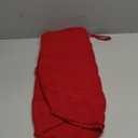 36 Inch Red Knitted Christmas Tree Skirt: Small Thick Cable Knit Round Cream Tree Skirt for 4-6FT Tree Rustic Neutral Farmhouse Neutral Christmas Tree Decorations Tree Base Cover