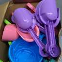 Sosation 60 Pcs Sand Buckets Bulk for Kids Easter Sand Buckets and Shovels for Kids 5.5 Inch Plastic Beach Pails Toys for Girls Boys Gift Party Favor, 5 Assorted Colors(Bright Color)