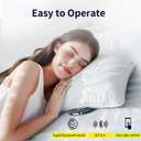 Bluetooth Pillow Speaker-Mini Portable Under Pillow Speaker with Sleep Timer, Wireless Sleep Aid with Stereo Bass Private Sleep Headphones for Side Sleepers-Gray