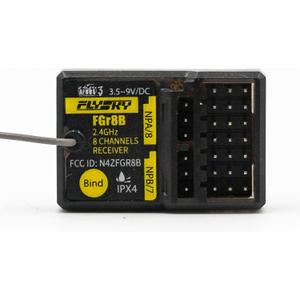 GoolRC Flysky FGR8B Receiver, 2.4GHz 8CH Remote Control Receiver PWM/PPM/i-Bus Output Compatible with AFHDS 3 Transmitters and RF Modules PL18/ NB4 /NB4 Lite/ FRM302 for RC Car RC Boat