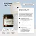 Summer Solace Pure Unscented Tallow Balm Nourishing Face & Body Cream Multi Purpose Hydrating Natural Moisturizer for Soft, Supple Skin Hydrates Sensitive, Dry & Cracked Skin 60ml