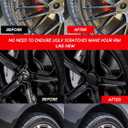 Black Rim Touch Up Paint. Wheel Scratch Repair Pen. Car Rim Paint Pen Quick And Easy Fix Rim Scratches,Rim Paint For Car Wheel Repair (2, Gloss Black+Varnish)