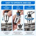 Damaged Bolt Extractor and Stud Remover Tool, Manual Grip Mechanism for 1/4" to 1/2" Broken, Stripped, Rounded or Rusted Bolts