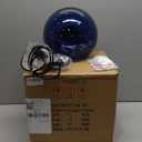 Blue Glass Pendant Lights Kitchen Island Lighting Modern Globe Pendant Light Fixtures Modern Pendant Lights for Kitchen Island Bedroom Living Dining Room Light Fixture,9.8inch