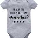 Viuluti Beautiful 2037 Baby Boy Girls Onesie Short Sleeve Bodysuits Infant Cute Romper Perfect Handicraft (Gray)