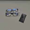 Gaoye +1.75 2-Pack of Reading Glasses - Blue-Light Filter, UV Protection - Readers with Rectangle Frames (Black)