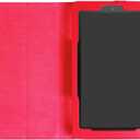 Tablet Cover for Amazon Kindle Fire 7 5th Generation SV98LN(2015 Release),Ultra Slim Folio Stand Lightweight Leather Case for Amazon Kindle Fire HD 7 2015 HD7 Gen 5th 7" (Li-Red)