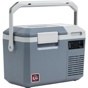 Alpicool LGMP8 Portable Fridge 8 Quart 12 Volt Car Refrigerator Freezer,-4F ~122F,for Fishing, Camping, RV,Travel, Outdoor-12/24V DC, 110~240V AC