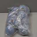 3.15 inch Velvet Christmas Ornaments Balls Sets, 12 PCS Velvet Ornaments for Christmas Tree, Flocked Ornaments Balls for Holiday Party Xmas Hanging Decoration ( Dusty Blue)