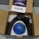 MOKOQI Magnetic Levitating Globe with LED Light, Cool Tech Gift for Men Father Boys and Girls, Birthday Gifts for Kids, Floating Globes World Desk Gadget Decor in Office Home Display (Blue)