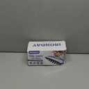 1100W Mini Travel Iron with Steam for Clothes with Dual Voltage, 2.7oz Water Tank,Temperature Control, Non-Stick Soleplate, Folding Handle,Portable Small Iron for Sewing,Quilting and Handcraft