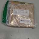 HOMOTEK 8 Pack Hinge Pin Antique Brass Door Stopper, Adjustable Deluxe Heavy Duty Door Stopper 2-1/2"x1-3/4, with Black Rubber Bumper Tips