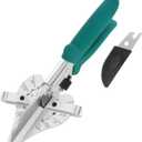 OShine 22.5 Degree Miter Shears For Angular Cutting Molding Wood Crafting, Quarter Round Cutting Tool Shoe Molding Cutters, Multi Angle Miter Shear Cutter Trim Cutter Hand Tool, w/ 1pc Extra Blade