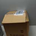 EUHOMY Nugget Ice Maker Countertop with Handle, Ready in 6 Mins, 34lbs Per Day, Removable Top Cover, Auto-Cleaning, Portable Sonic Ice Maker with Basket and Scoop, for Home/Party/RV/Camping (Black)