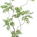 Artificial Sumac Tree,6ft1pack Tall Fake Plants Artificial Mahonia fortunei Plants for Indoor, Fake Trees for Office Home Living Room Floor Patio Greening Porch Decor