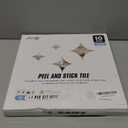 Art3d Peel and Stick Backsplash for Kitchen White Subway (10 Tiles, Thicker Design) (White With Black Grout)