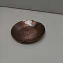 Copper Spoon Rest for Stove Top - Hammered Copper Utensil Holder & Kitchen Accessories - Farmhouse Rustic Utensil Holder for Countertop - Act as Coffee Bean Tray, Jewelry Dish