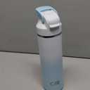 OISIZ Insulated Water Bottle 24 oz with 2 in 1 Spout and Straw Lid,One Click Safety Lock,100% Leakproof,Keep Cold 24H,Vacuum Stainless Steel Water Bottle for School,Travel and Sports,Dishwasher Safe (frost)