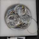 Modern Chandelier Crystal Pendant Light for Kitchen Island Dining Room Bedroom Hallway Gold