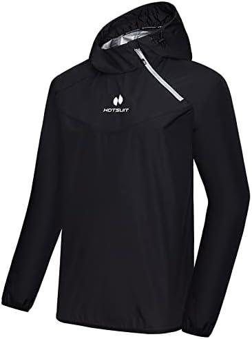 HOTSUIT Sauna Suit for Men Sweat Sauna Jacket Pant Gym Workout Sweat Suits 4XL