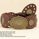 Dress Belts Wide Waist Belt For Women Dress - Elastic Women Leather Belts Stretchy Cinch Belt For Women Ladies Dress, A-brown, for 28"-38" waist