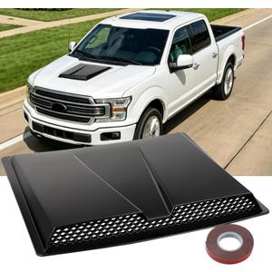 Hood Vents for Cars,Universal Hood Scoop,Universal Engine Hood Air Vent for Trucks,Suit for Dodge Ram 1500 2500 3500Chevy Silverado, F-150, F-250, F-350, Colorado