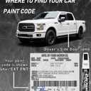 UM/M7216 Agate Black Metallic Touch Up Paint for Ford, Black Car Paint Scratch Repair, Exact Match Car Touch Up Paint Pen Scratch Repair for Vehicles