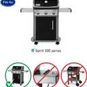 Utheer Grill Replacement Parts for Weber Spirit and Spirit II 300 Series, 15.3" Flavorizer Bars, 18" Grill Burner and Ignitor Kit for Weber Spirit E310, E320, S310 with Front Control, 7636, 69787