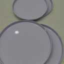 White Electric Stove Burner Covers, Set of 4 Round Stove Burner Covers, 8 and 10In, Gas Stove Burner Covers, Metal Stove Burner Cover, Modern Cooktop Decorative, Home Decor, Kitchen Decor