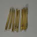 Zonon 15 Pieces Gold Metal Slim Ballpoint Pens Bulk Retractable Metallic Black Ink 1 mm Medium Point Smooth Writing Pens for Wedding Business Office Supplies Students Teachers Men Women Present