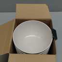 Homestockplus 24 Oz Unbreakable Cereal Bowls Set of 8 - Microwave & Dishwasher Safe Wheat Straw Fiber Bowls for Soup, Rice, Salad - Eco-Friendly and Robust Non Ceramic (Beige)