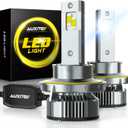 AUXITO H13/9008 LED Bulbs, 900% Brighter 120W 30000LM Per Set, 6500K Cool White H13 LED Bulbs, Plug-N-Play Halogen Replace H13 Bulbs, Canbus Ready, Pack of 2
