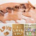 3 Inch Alphabet Letter Cookie Cutter Set 26 Pcs Large DIY Stainless Steel Cookie Cutter Baking Molds Set,for Biscuits,Cookie,Fondant,Dough,Fruitfor Birthday wedding Halloween Christmas family Party