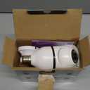 Light Bulb Security Camera 2 Packs, 5G&2.4GHz 2K Security Cameras Wireless Outdoor 360 PTZ Cameras for Home Security with Color Night Vision, 2 Way Talk, AI Human Detection, Screw in Light Socket (White)