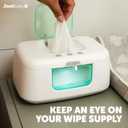 Jool Baby TinyBums Baby Wipe Warmer & Dispenser with LED Changing Light & On/Off Switch (Aqua)
