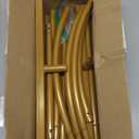 WellSign 6.6FT Metal Wedding Arch Backdrop Stand for Parties, Gold Balloon Arch kit Stand for Baby Shower Gender Reveal Ceremony Birthday Anniversary Bridal Graduation Party Event Decoration