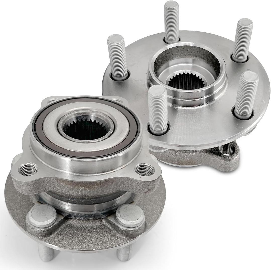 Pair 513220 Front Wheel Bearing Hub Assembly Compatible with Subaru Legacy 2005-2014, Hub Bearing Kit for Outback 2005 2006 2007 2008 2009 2010 2011 2012 2013 2014, 5 Lugs
