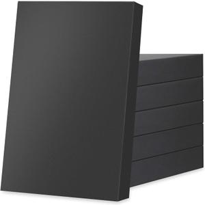 JINMING 6 Extra Large Gift Boxes with Lids 17x11x2.5 Inches for Clothes, Black Gift Boxes, Apparel Boxes for Mother's Day, Father's Day and All Occasion