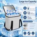 Ice Machine for Shoulder After Surgery, Portable Leak-Proof Cold Therapy Machine with Programmable Timer Quiet Pump, Long Lasting Cryotherapy System for Rotator Cuff & Shoulder Replacement Pain Relief