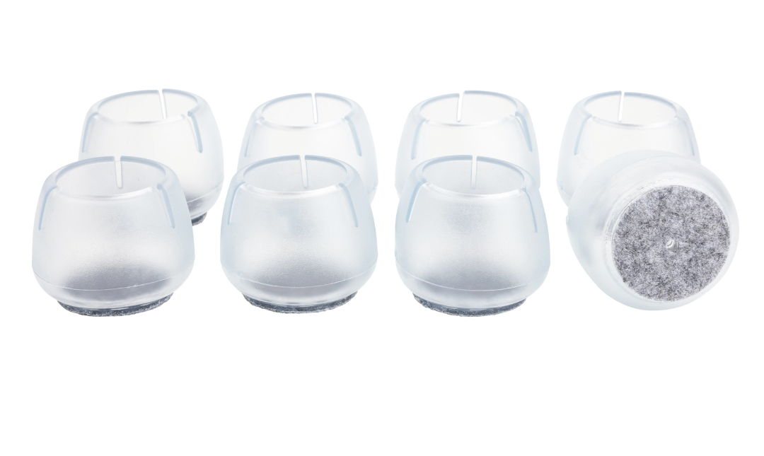 Core Kitchen Wholesale 8pc Large Round Chair Leg Protector - Grey