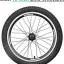 18 Inch Bicycle Front Wheel - 14Gx32H Spokes with ED Brass Nipples - 100mm Front Wheel with Tire and Tube (Front, 18 inch)