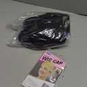 AISI HAIR Black Wig for Women, Long Wavy Lace Hairline Middle Part Synthetic Heat Resistant Wig for Daily Party-26 Inch