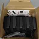 XTUGA Recording Microphone Isolation Shield, High Density Absorbent Foam 5 Panels to Filter Vocal,Top Enclosed Foldable Soundproof Cover for Condenser Studio Equipment MIS02