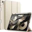 JETech Case for iPad Air 11-Inch M4/M3/M2 (2026/2025/2024), iPad Air 5/4 (2022/2020 5th/4th Generation 10.9-Inch) with Pencil Holder, Slim Tablet Cover with Soft TPU Back, Auto Wake/Sleep