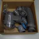 1-1/4" & 1-1/2" PVC Bottle Trap Plumbing Kit with Threaded AdapterAdjustable P-Trap Replacement with Flexible TailpieceUnder Sink Drain Kit for Bathroom, Kitchen, Bar & RV