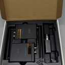 1Mii 2.4Ghz (1 TX + 1 RX) Wireless Audio Transmitter Receiver for TV, 320ft Long Range 20ms Low Delay HiFi Audio, Wireless Adapter Kit for Powered Speaker/Stereo/Soundbar, RCA(3.5mm AUX) Out/Input