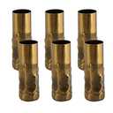 RDEXP 6Pcs Chandelier Candle Drip Shape Light Cover Sleeves Socket 25mm Dia x 8.mm Length Bronze